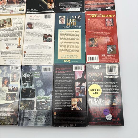 Lot Of 12 VHS Movies - Classics/Blockbusters - Drama Action Suspense - Pre-owned - Picture 9 of 11